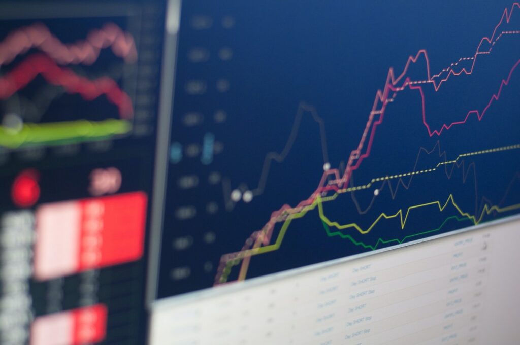 Trading chart.